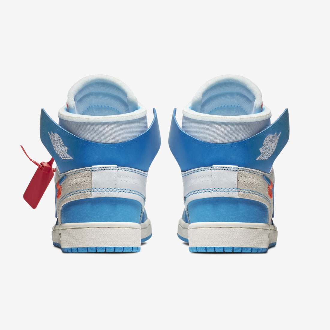 Air Jordan 1 High University Blue X Off - White - HiddenGrails