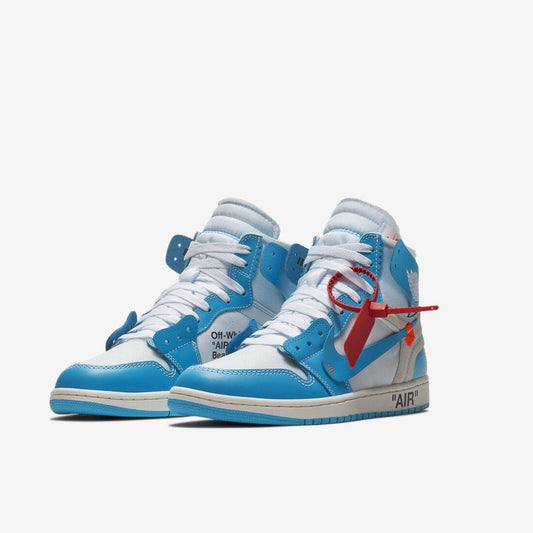 Air Jordan 1 High University Blue X Off - White - HiddenGrails