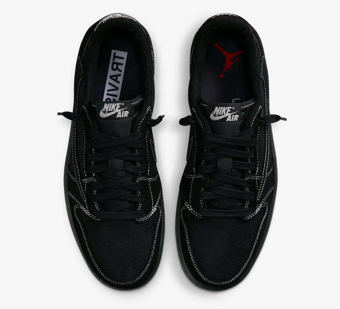 Air Jordan 1 Low Black Phantom X Travis Scott - HiddenGrails
