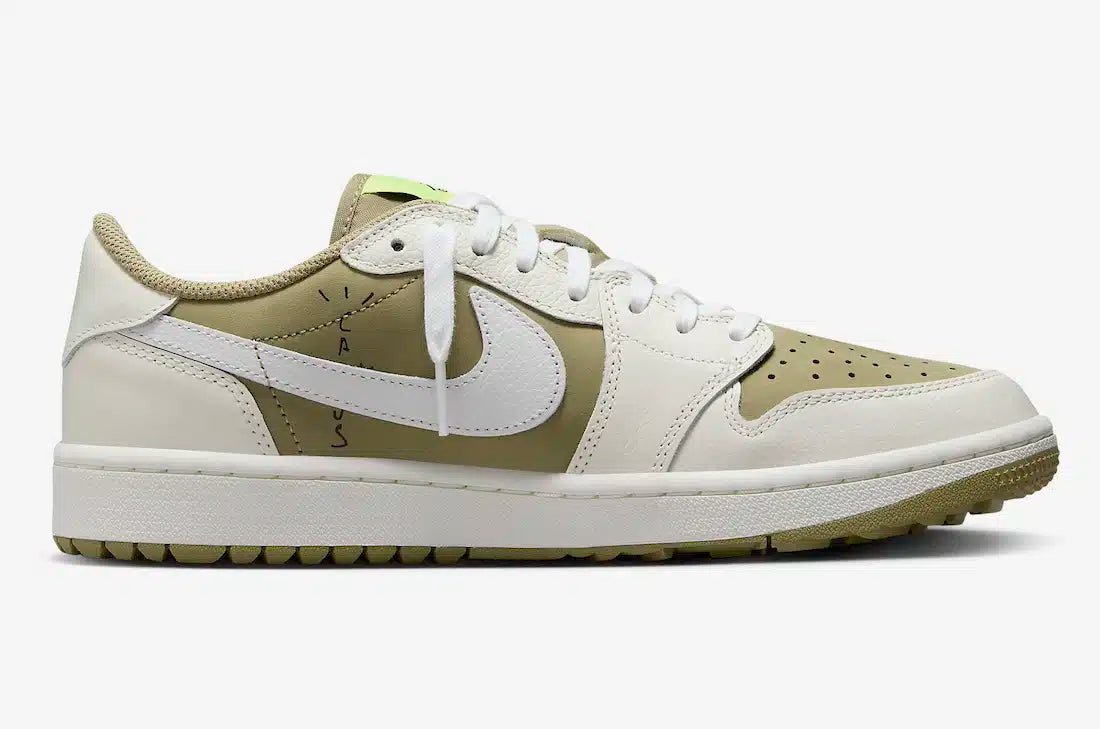Air Jordan 1 Low Golf Neutral Olive X Travis Scott - HiddenGrails