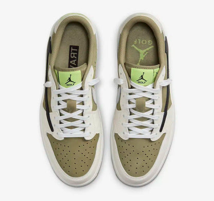 Air Jordan 1 Low Golf Neutral Olive X Travis Scott - HiddenGrails