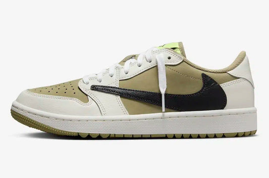 Air Jordan 1 Low Golf Neutral Olive X Travis Scott - HiddenGrails