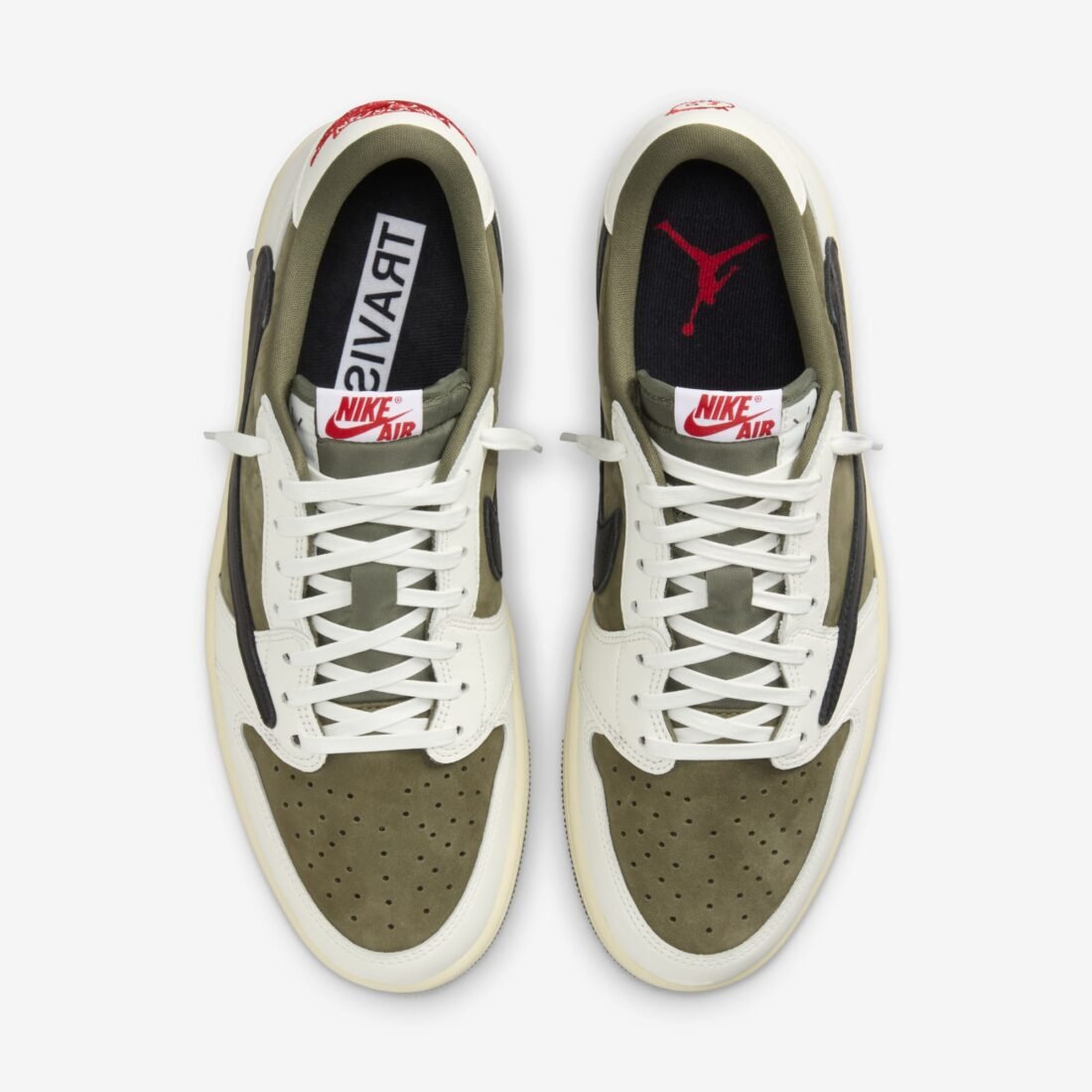 Air Jordan 1 Low Medium Olive X Travis Scott - HiddenGrails