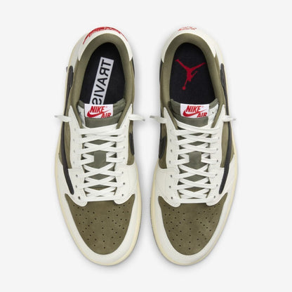 Air Jordan 1 Low Medium Olive X Travis Scott - HiddenGrails