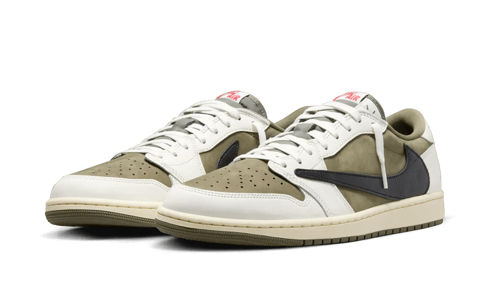 Air Jordan 1 Low Medium Olive X Travis Scott - HiddenGrails