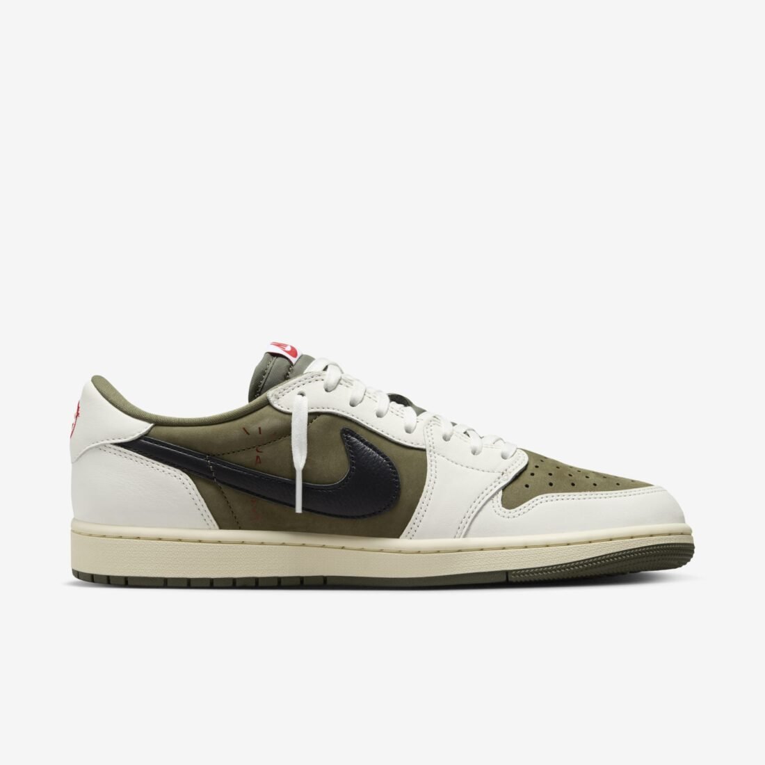Air Jordan 1 Low Medium Olive X Travis Scott - HiddenGrails