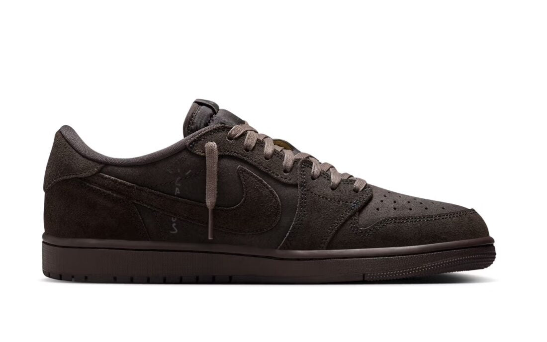 Air Jordan 1 Low Velvet Brown X Travis Scott - HiddenGrails