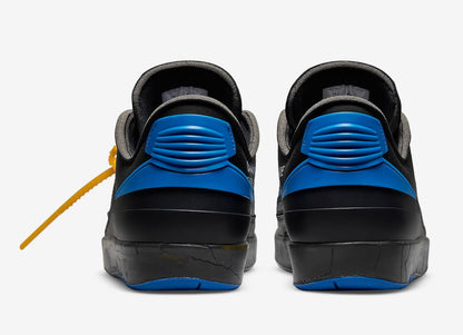 Air Jordan 2 Low X Off - White Black Blue - HiddenGrails