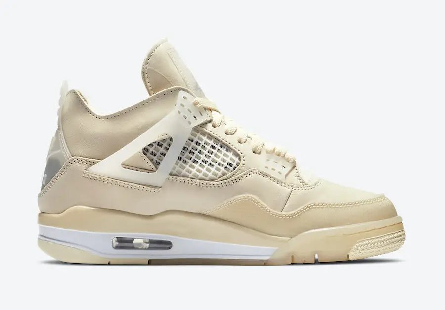 Air Jordan 4 Sail X Off - White - HiddenGrails