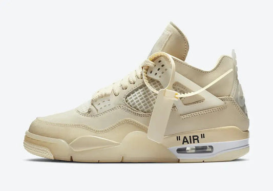 Air Jordan 4 Sail X Off - White - HiddenGrails