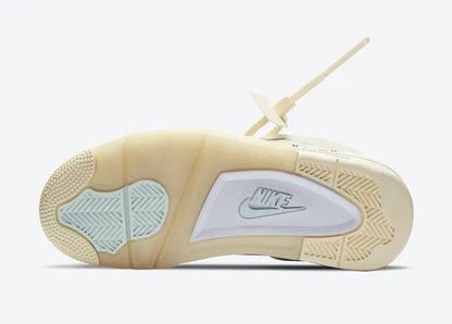 Air Jordan 4 Sail X Off - White - HiddenGrails