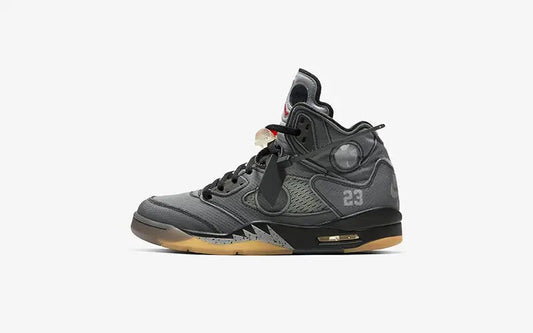 Air Jordan 5 Retro Black X Off - White - HiddenGrails