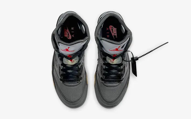 Air Jordan 5 Retro Black X Off - White - HiddenGrails