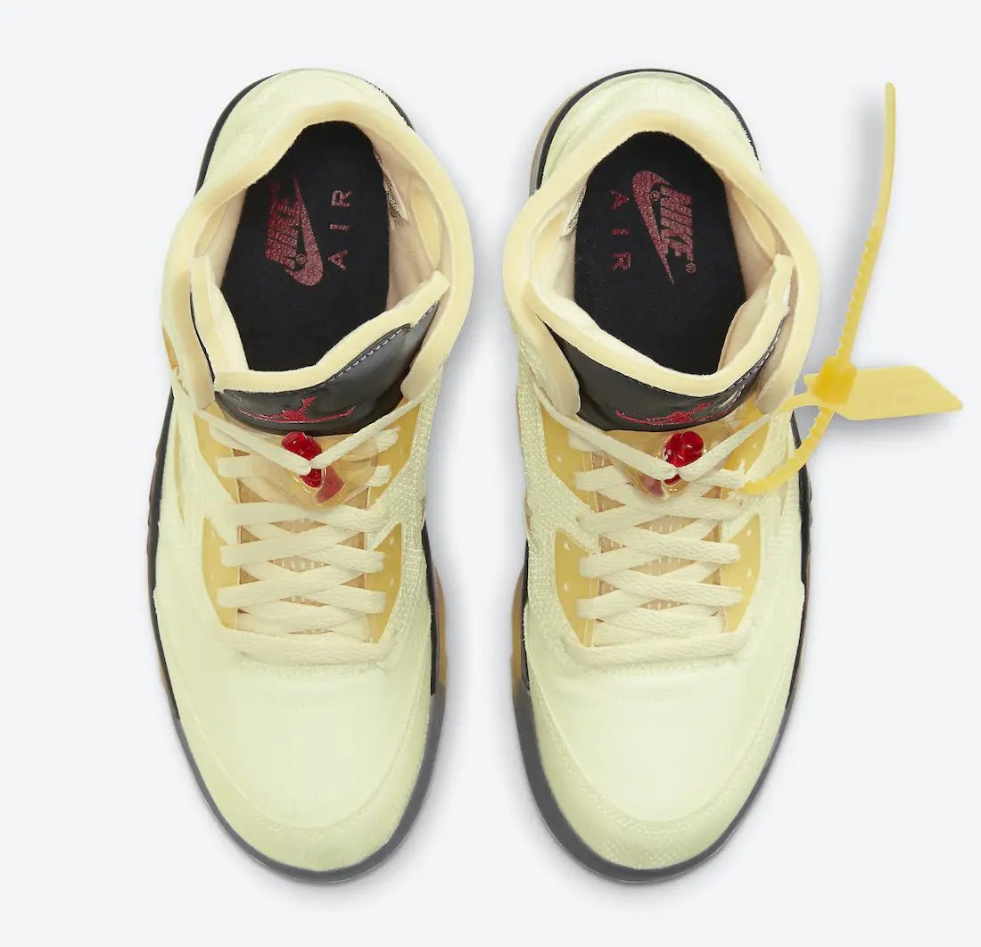 Air Jordan 5 Retro Sail X Off - White - HiddenGrails