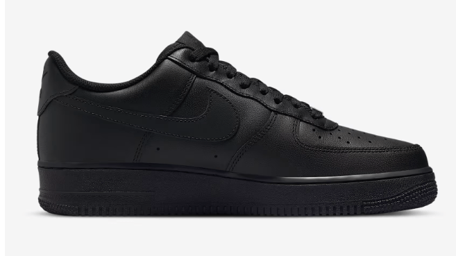 Nike Air Force 1 '07 Triple Black - HiddenGrails