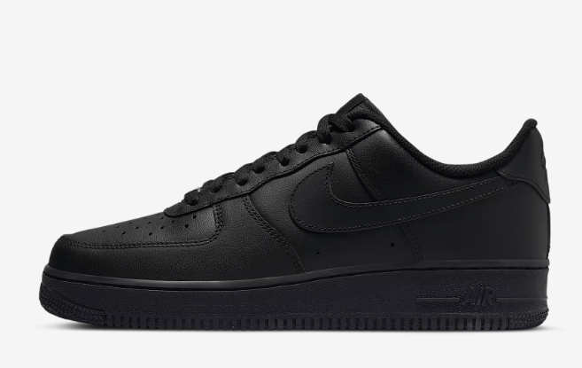 Nike Air Force 1 '07 Triple Black - HiddenGrails