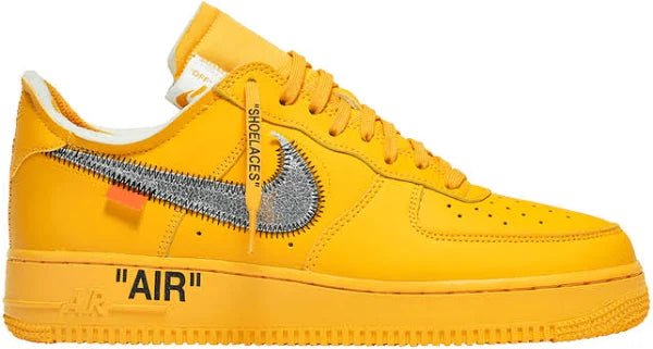 Nike Air Force 1 Low ICA University Gold X Off - White - HiddenGrails