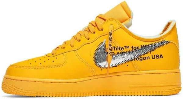 Nike Air Force 1 Low ICA University Gold X Off - White - HiddenGrails